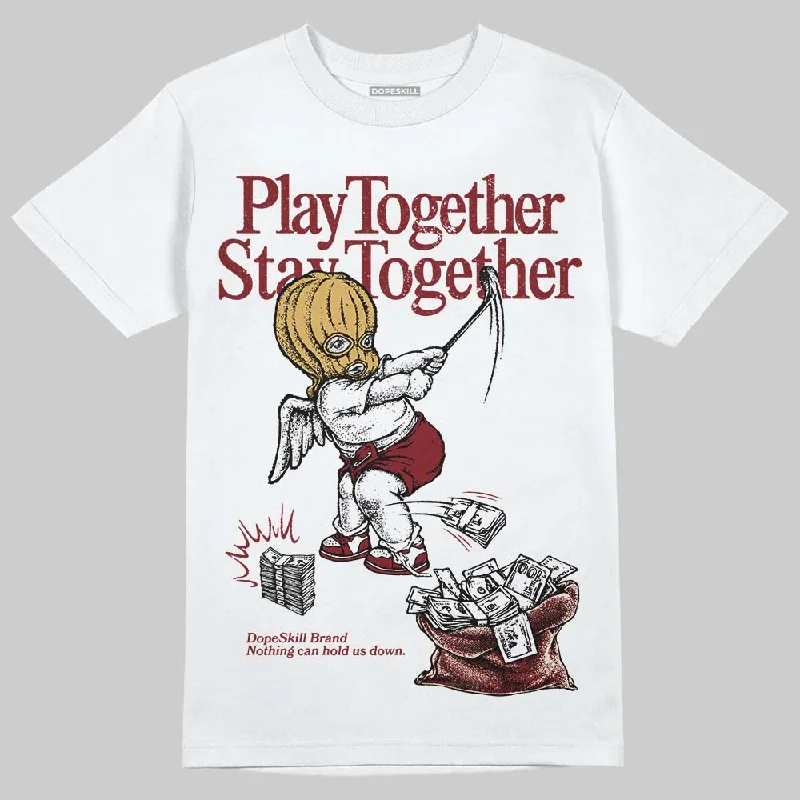 Camouflage T-Shirt-Dunk Sisterhood Team Red DopeSkill T-Shirt Play together, Stay together Graphic