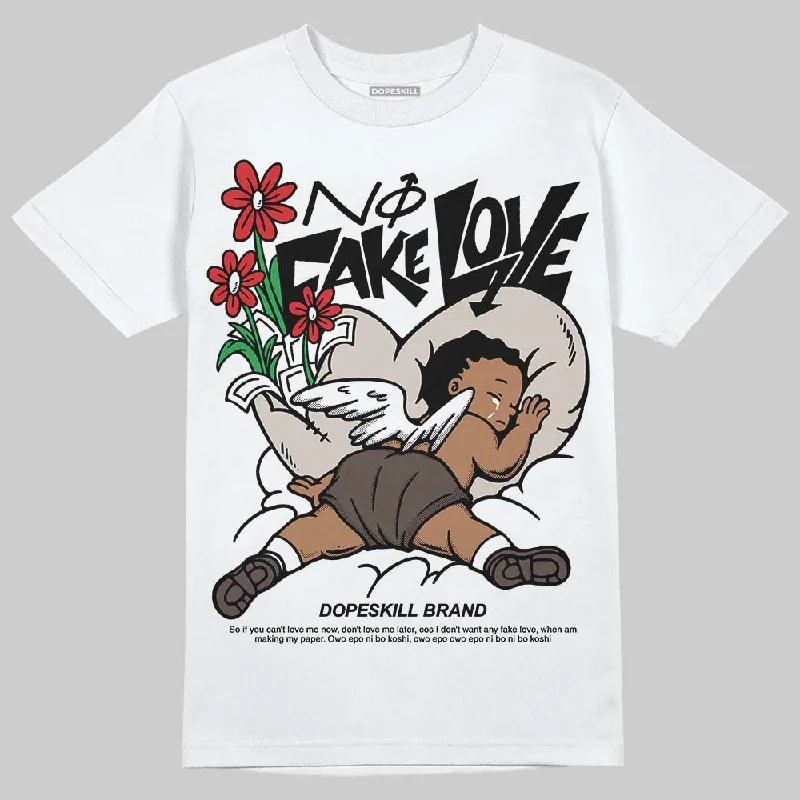 Summer T-Shirt-Samba OG White Black Clear Granite DopeSkill T-Shirt No Fake Love Graphic