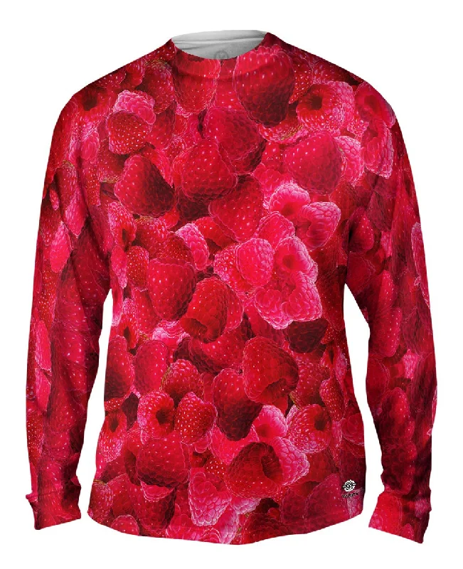 Embroidered Long Sleeve-Raspberries Jumbo