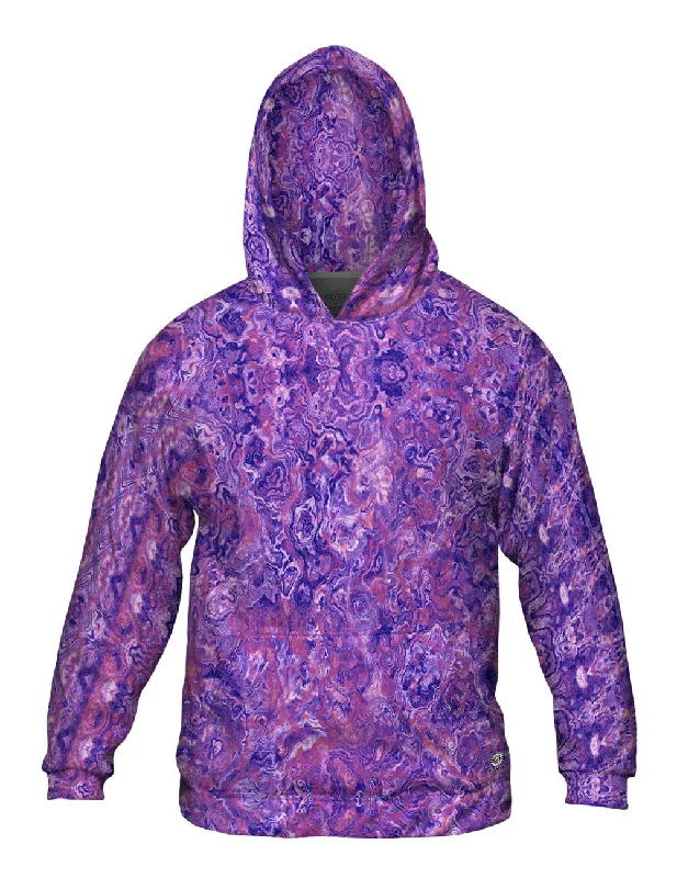 Camouflage Hoodie-Purple Marble