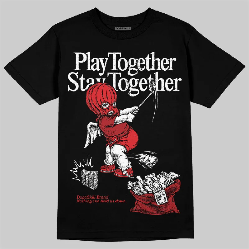 Camouflage T-Shirt-Samba OG Talchum Pack Scarlet DopeSkill T-Shirt Play together, Stay together Graphic