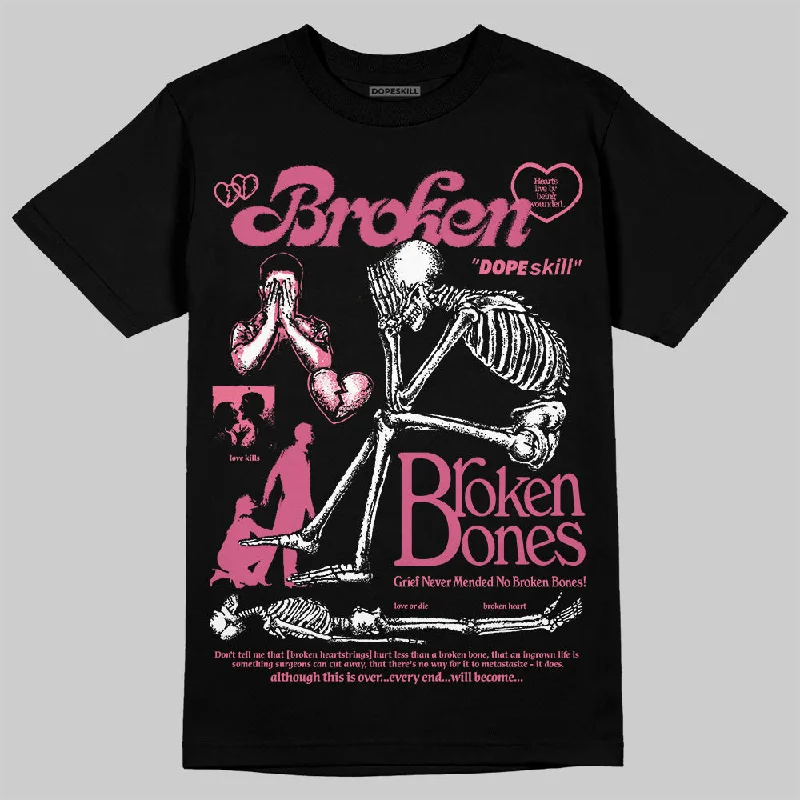 Slim Fit T-Shirt-S - Serendipity Pro-X1 W DopeSkill T-Shirt Broken Bones Graphic