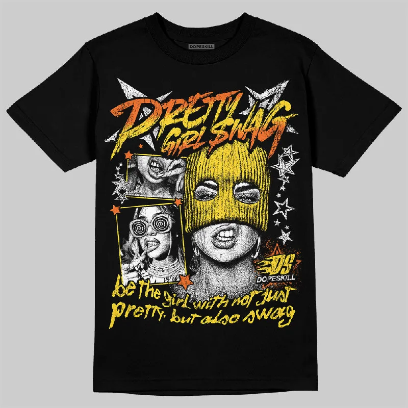 Music T-Shirt-Black Tour Yellow AJ 4 Thunder DopeSkill Unisex T-Shirt Pretty Girl Swag Graphic