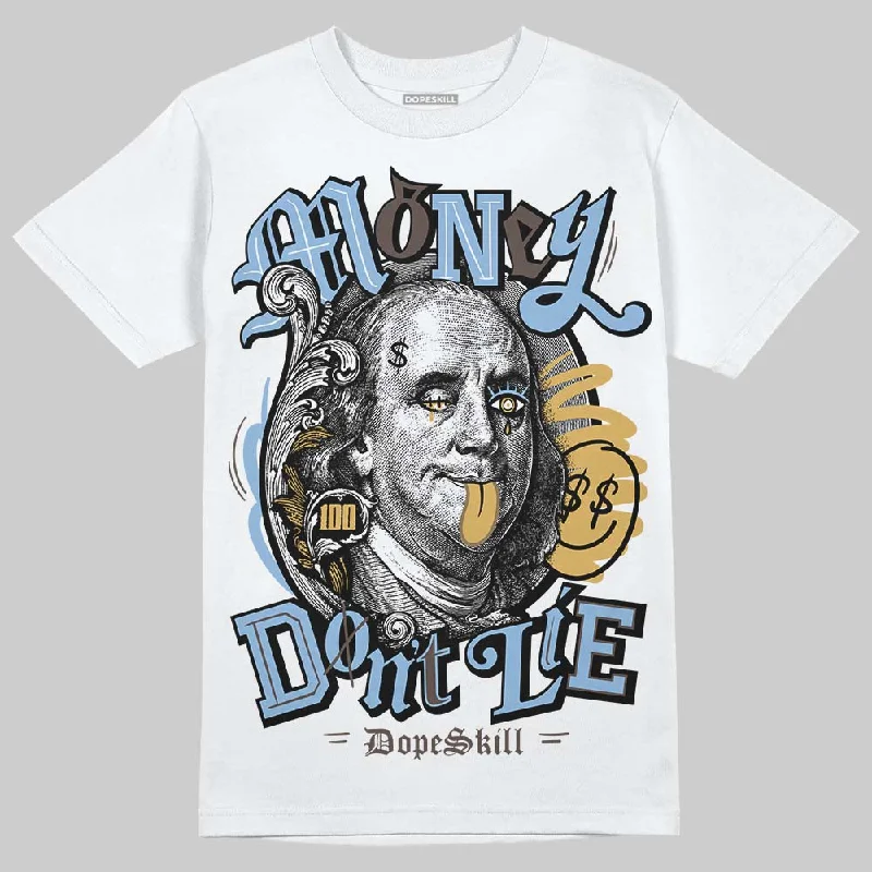 Printed T-Shirt-Handball Spezial Light Blue DopeSkill T-Shirt Money Don't Lie Graphic