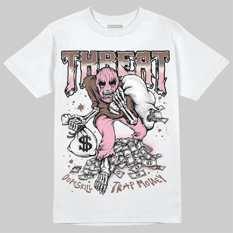 Abstract Art T-Shirt-Campus 00s Dust Cargo Clear Pink DopeSkill T-Shirt Threat Graphic