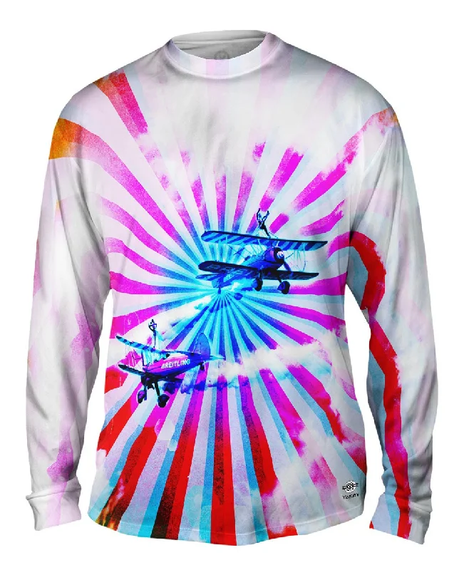 Ribbed Long Sleeve-Rainbow Stunt Devils