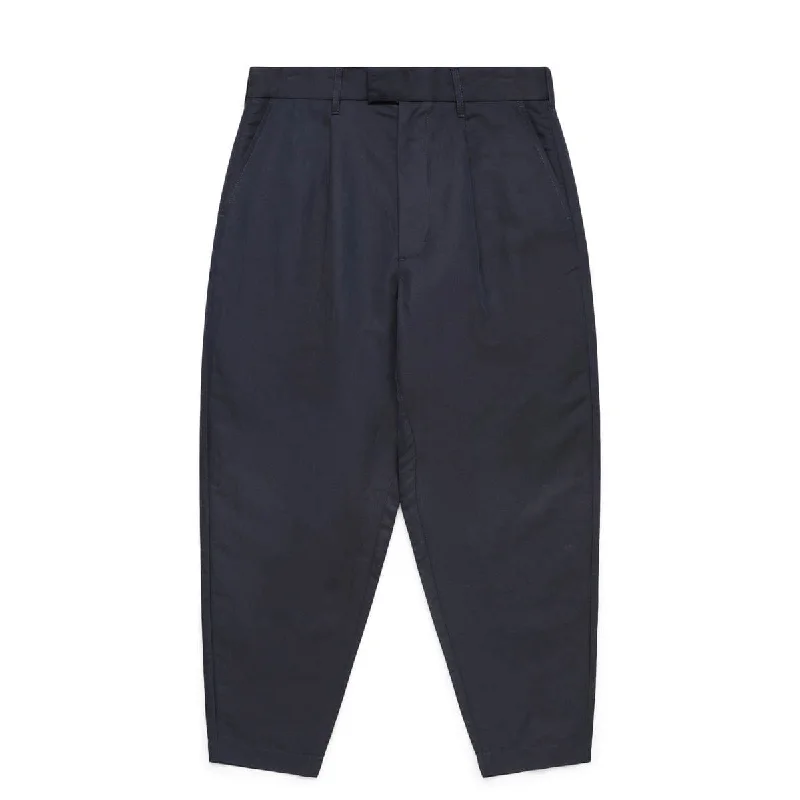 Waterproof Pants-LINEN BLEND CROPPED TROUSER