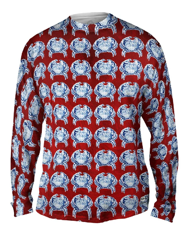 Performance Long Sleeve-Nantucket Crab Red