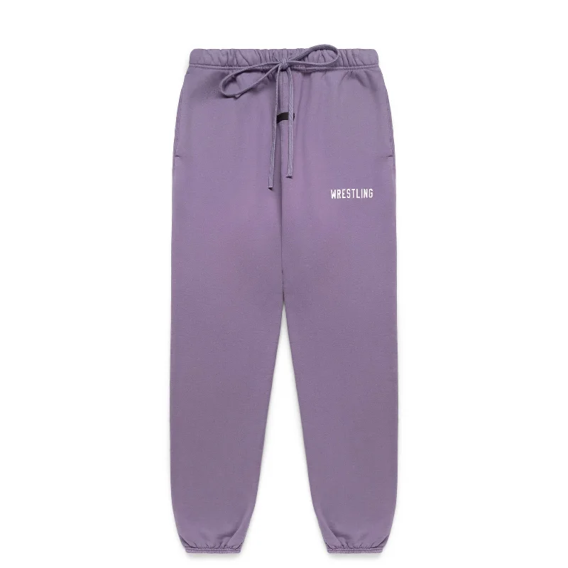 Washed Pants-HEAVY FLEECE RELAXED SWEATPANT