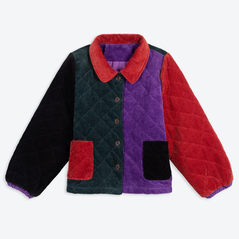 Classic Jacket-Lowie Corduroy Colourblock Jacket