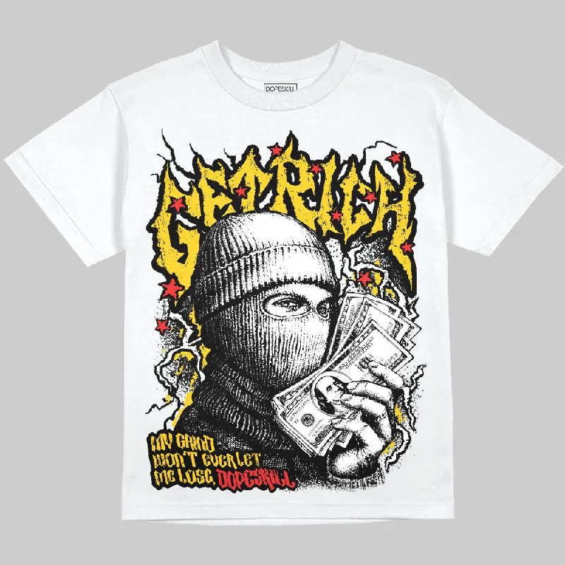 Vintage Wash T-Shirt-Yellow Collection DopeSkill Oversize Print T-Shirt Wealthy Graphic