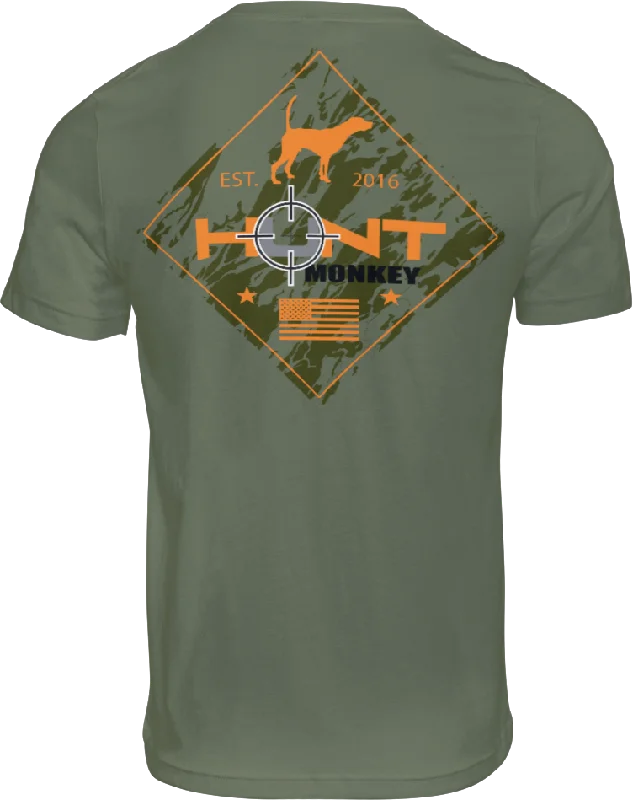 Cycling T-Shirt-Hunt Monkey Camo Dog T-Shirt