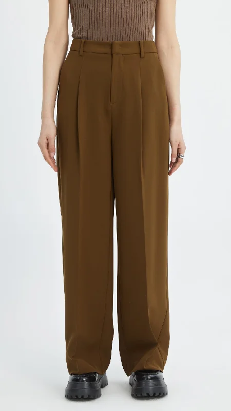 Techwear Pants-Wide Leg Tailored Pants