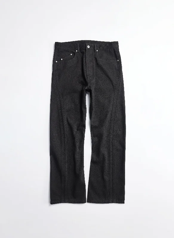 Street Pants-13oz Cotton Polyester Denim 3D Cut Jeans