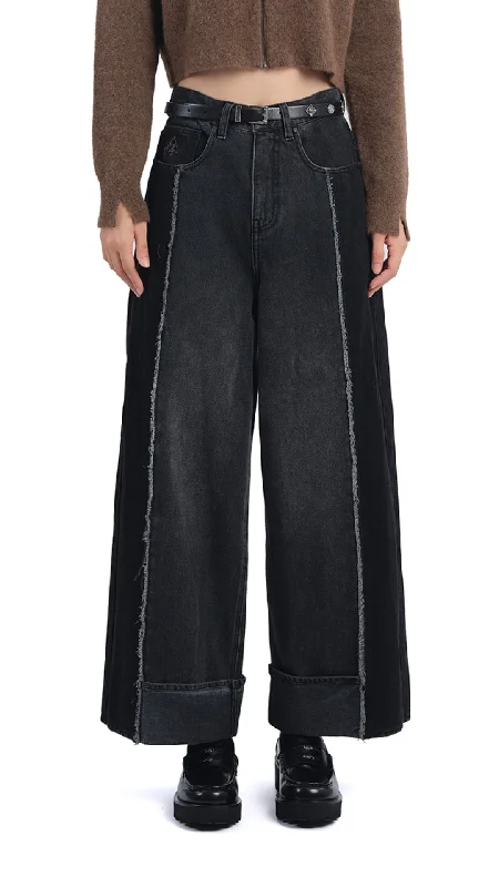 Fashion Pants-Splicing Jeans