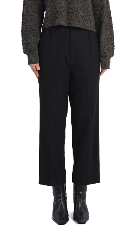 Business Casual Pants-Straight-Leg Trousers